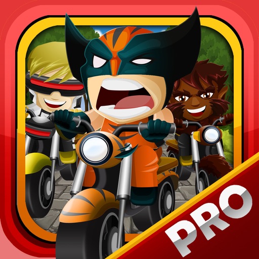 Captain Superhero Stunt Race Wars  – The Bike Racing Games for Pro Icon