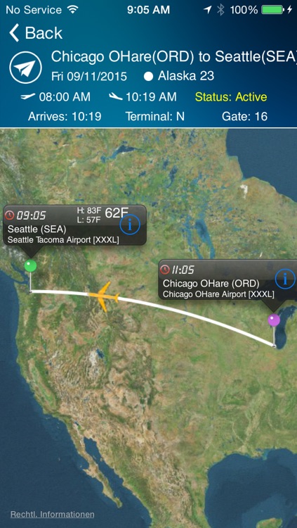 Seattle Airport Pro (SEA) Flight Tracker