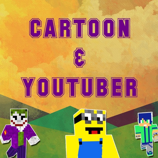 HD Cartoon & Youtuber Skins Lite for Minecraft PE & PC