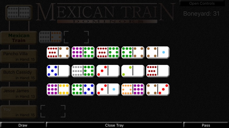 Mexican Train Dominoes (Deluxe)
