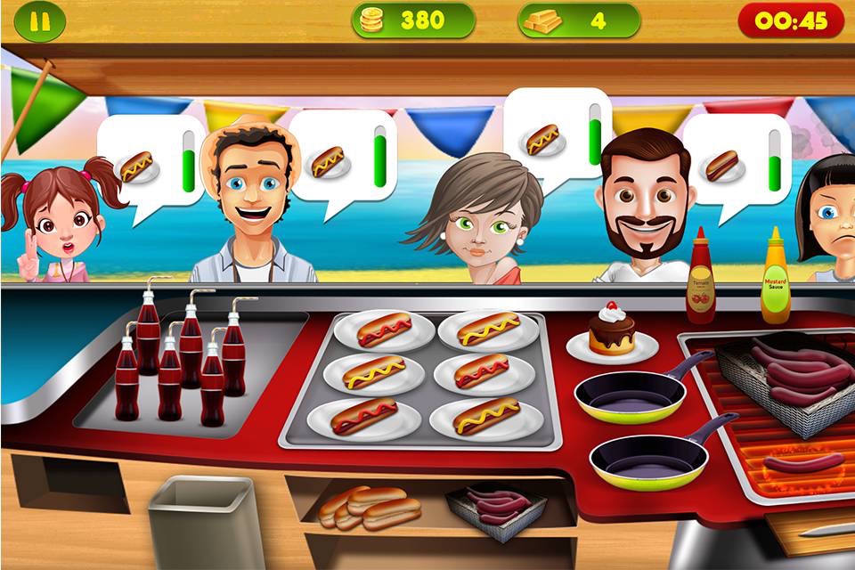 Cooking Kitchen Food Super-Star - master chef restaurant carnival fever games screenshot 2