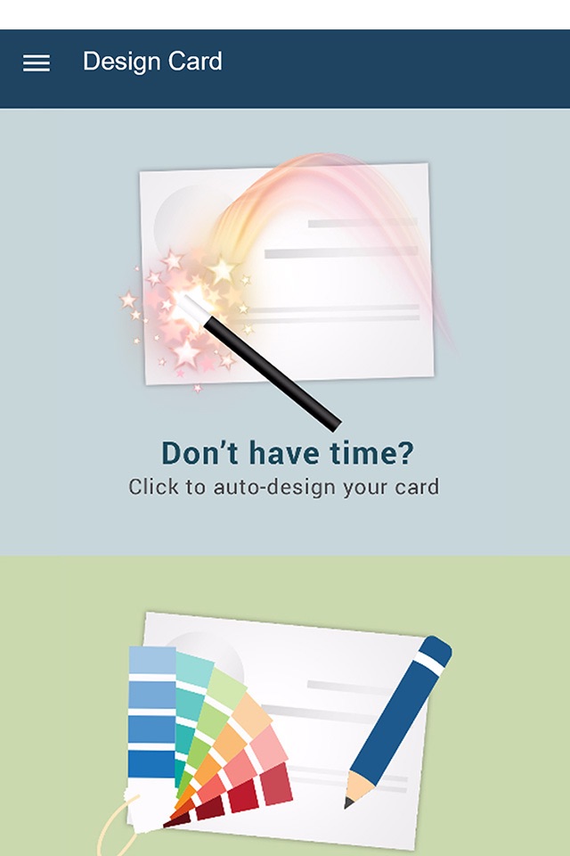 QuickBC: Business Card Maker screenshot 2