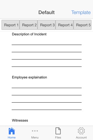 Employee Incident Report screenshot 2