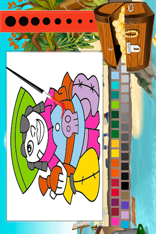 Pirate Boy Coloring Book - All In 1 Adventures & treasure coloring pages Draw, Paint And Color Games HD For Kid screenshot 4