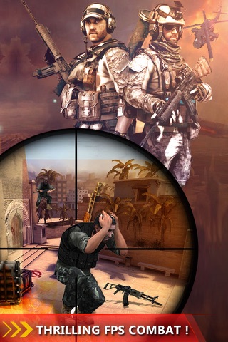 Frontline Commando Sniper Assassin-Sabotage Killers Shoot them screenshot 2