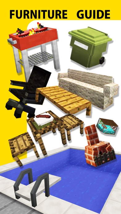 Screenshots of Furniture Mod, Guide, Video - Game Pocket Wiki for Minecraft PE & PC Edition for iPhone