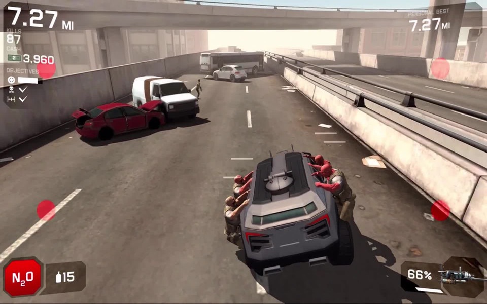Road to survival:free highway racing & shooting games screenshot 3