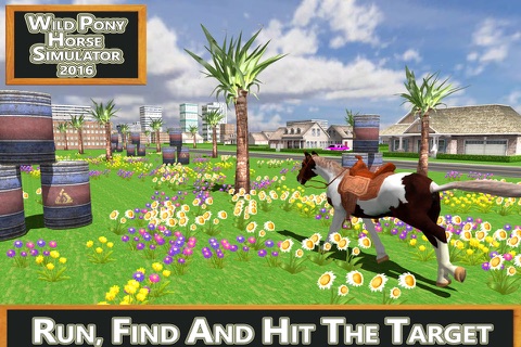 Wild Pony Horse Simulator 2016 screenshot 3