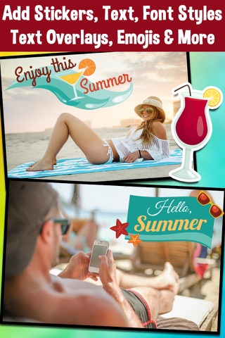 Summer Candy Photo Editor - Edit Your Beach Summer Adventures screenshot 3