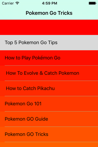 Guide Pro For Pokemon go screenshot 2