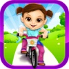 My New Baby Bike Story - Salon Spa Care, Newborn Dressup, Food Maker Games for Kids 2!