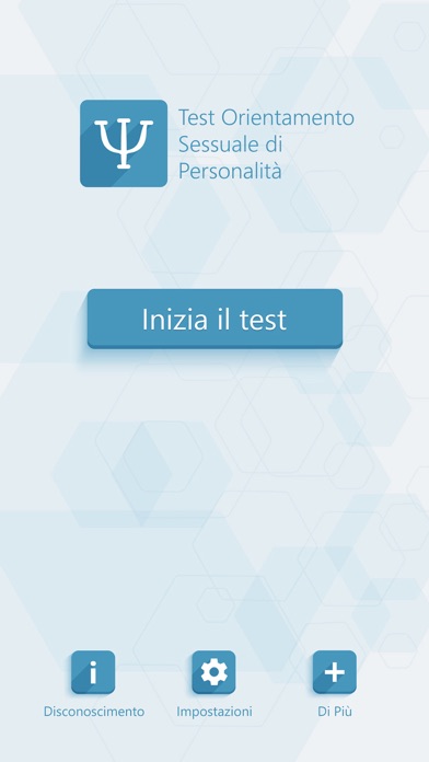 Screenshot of Test Orientamento Sessuale di Personalità1