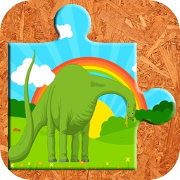 Dinosaur Rex Jigsaw Puzzle Farm - Fun Animated Kids Jigsaw Puzzle with HD Cartoon Dinosaurs