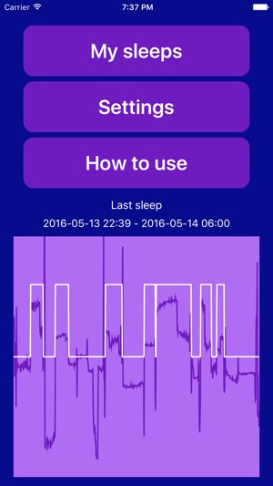 Sleep monitoring