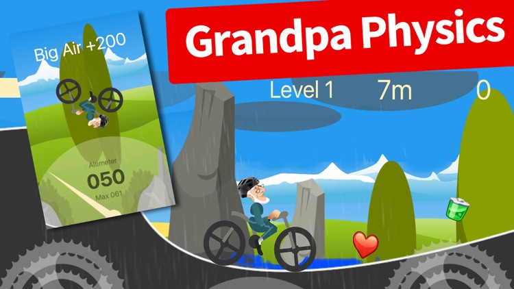 Grandpa Physics - Rides the Swiss Alps Mountain Range