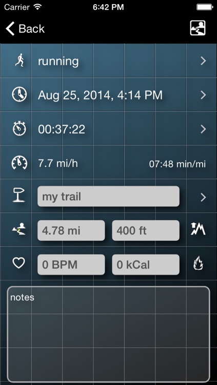 MoveUpBase - A sport GPS day book screenshot-3