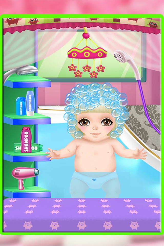 Baby Dress up Salon – Little kids bath & makeover spa game screenshot 2