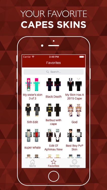 PE Cape Skins for Minecraft Pocket Edition screenshot-3
