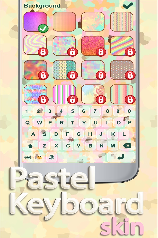 Best Free Pastel Color Keyboard – Design and Custom.ize Brand New Fashionable iPhone Look screenshot 2