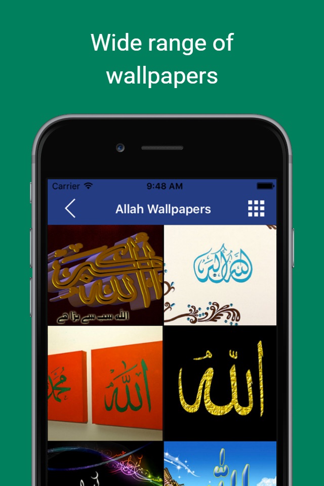 Islamic & Muslim Wallpapers : Backgrounds and pictures of Allahu artwork, mosques posters & Eid Mubarak greeting cards screenshot 3