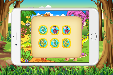Learning Dino Cards Mix and Match Game Free screenshot 4