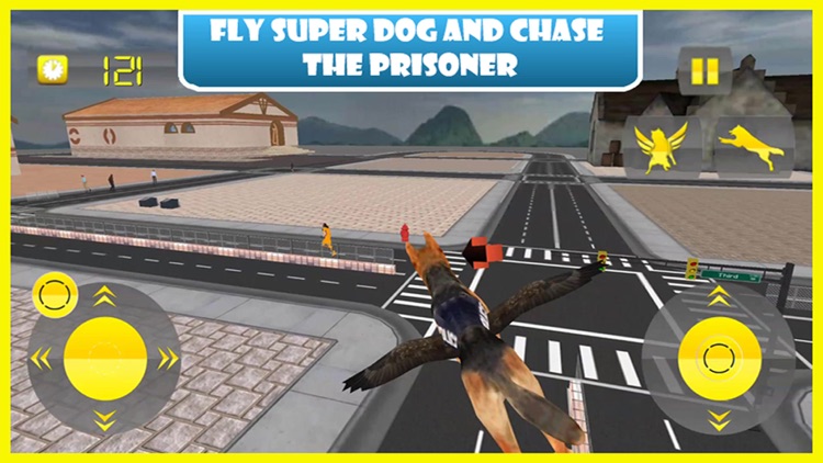 Flying Police Dog Prison Break - Prisoner Escape Jail Breakout Mission from Alcatraz