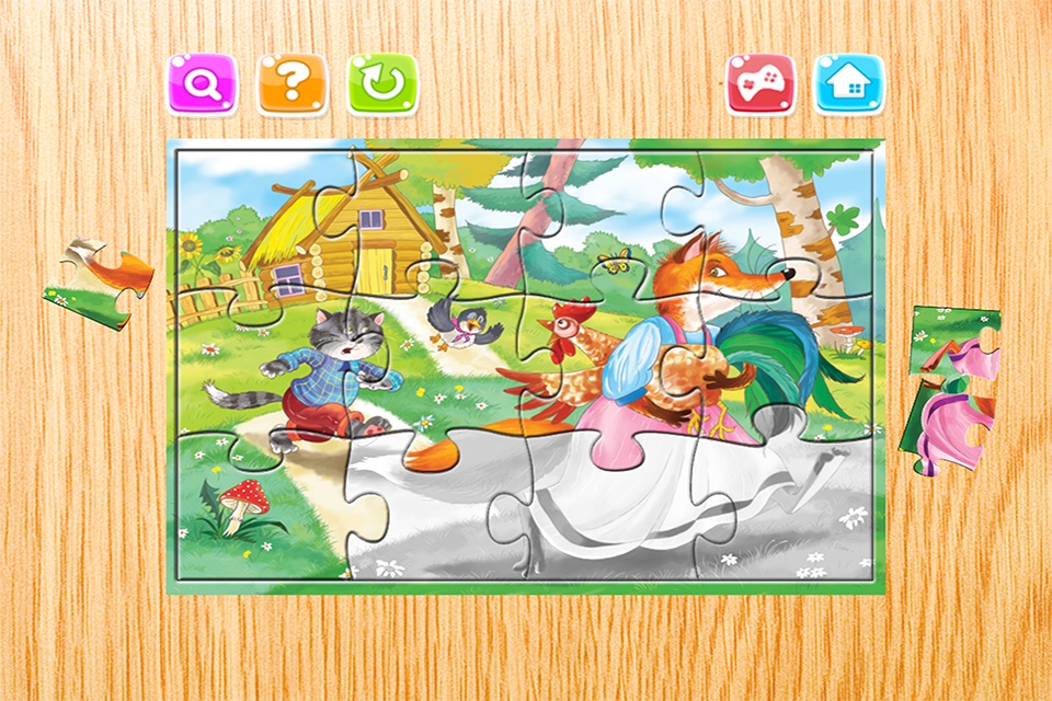 Fables Jigsaw Puzzle Games Free - Who love educational memory learning puzzles for Kids and toddlers screenshot 4