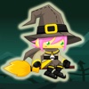 Floppy Witch Learn To Fly By Magic Broom In Halloween Night - Tap Tap Games