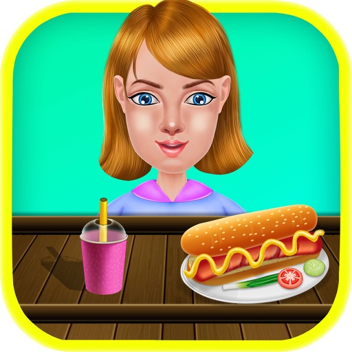 Crazy Cooking Restaurants : hot dog maker for kids and mom cooking game icon