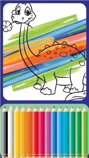 Dinosaurs Village coloring page for boys Edition(圖1)-速報App