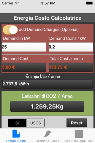 Energy Cost Calculator screenshot 3