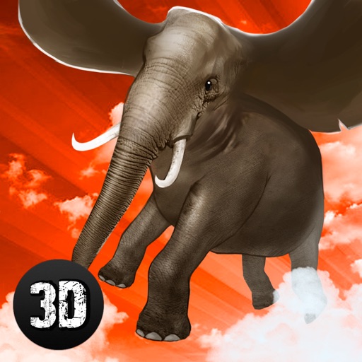 Wild Flying Elephant Simulator 3D Full iOS App