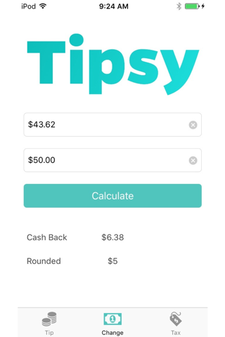 Tipsy Free Tip Calculator screenshot 3