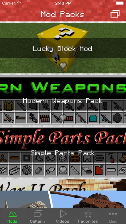 VEHICLES & WEAPONS MODS for Minecraft PC Edition - Pocket Guide