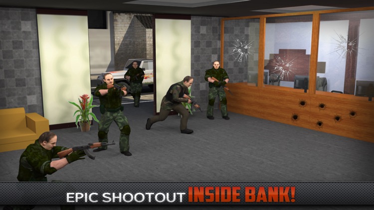 Bank Robbery Real Car Driver Escape Shooting Game