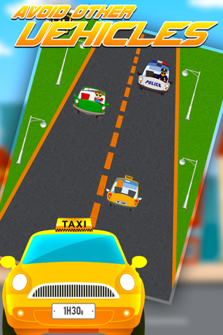 Drag Racing Taxi Panic screenshot 2