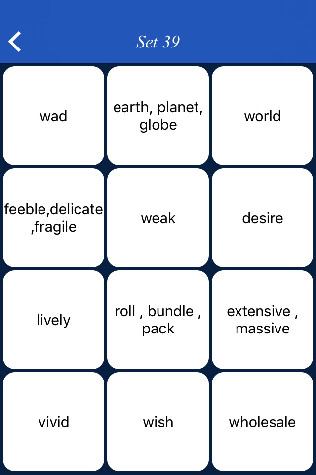 Synonyms and similar words for paraphrasing screenshot 4