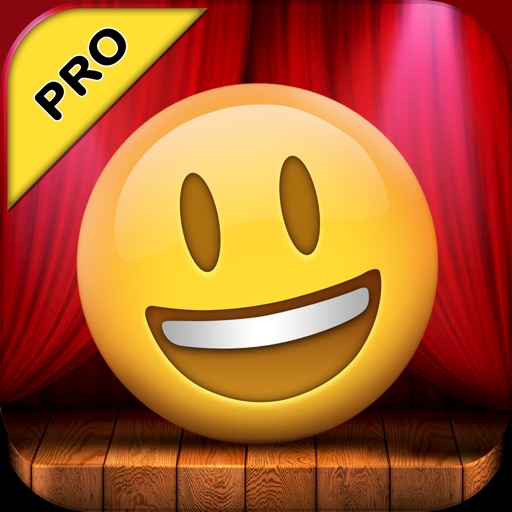 Talking Emoji Pro - Send Video Texting Emoticons using Voice Changer and Dash Emoji Geometry Stick Game iOS App