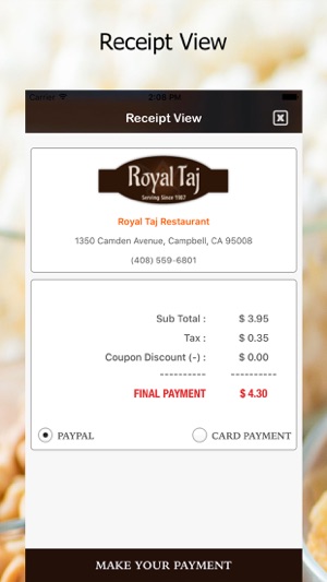 Royal Taj - Order Food Online(圖5)-速報App