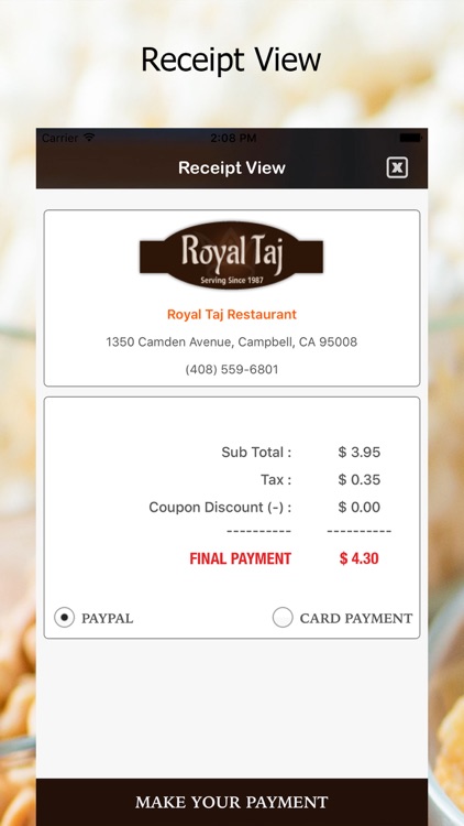 Royal Taj - Order Food Online screenshot-4