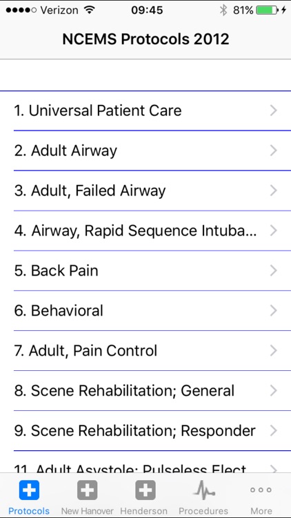 NC EMS Protocols