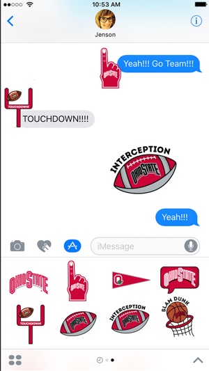 Ohio State Buckeyes Stickers for iMessage(圖2)-速報App