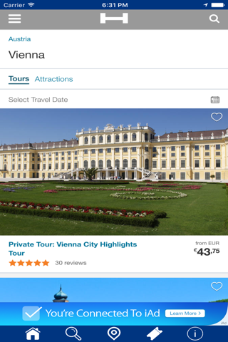 Vienna Hotels + Compare and Booking Hotel for Tonight with map and travel tour screenshot 2