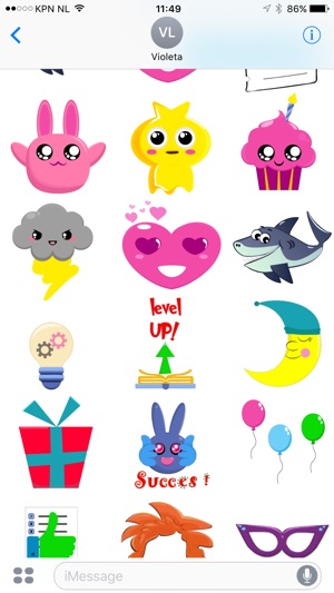 Juf Jannie Kawaii Stickers(圖2)-速報App