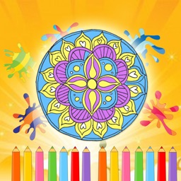 mandala finger painting for kids