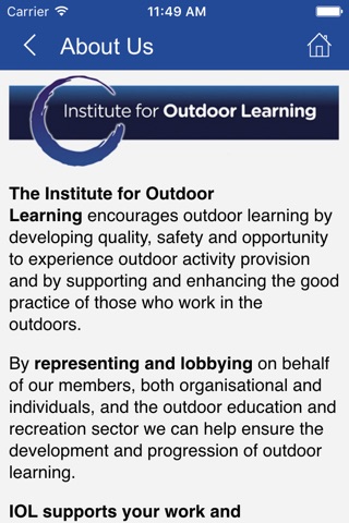 Institute for Outdoor Learning screenshot 2