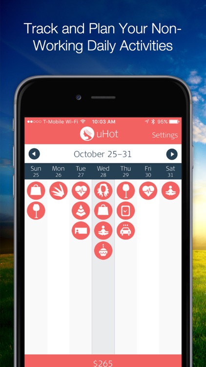 Women's Calendar – Plans and Tracks Your Non-Working Activities