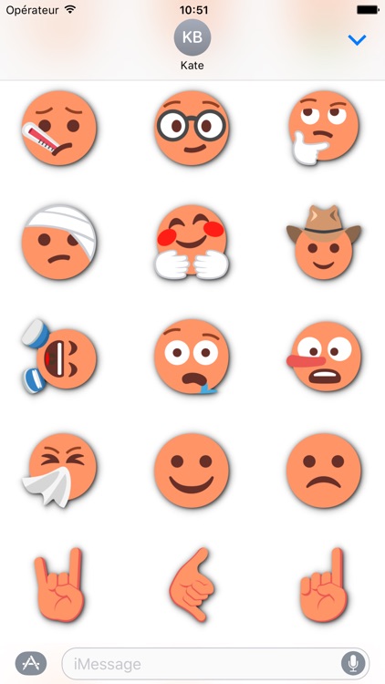 ORANGE Emoji • Stickers for iMessage screenshot-4