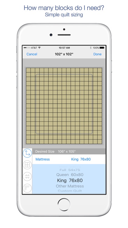 QuiltSize : Simple Quilt Sizing screenshot-0