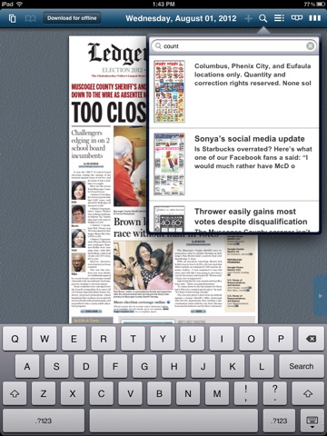 Ledger-Enquirer eEdition screenshot 2